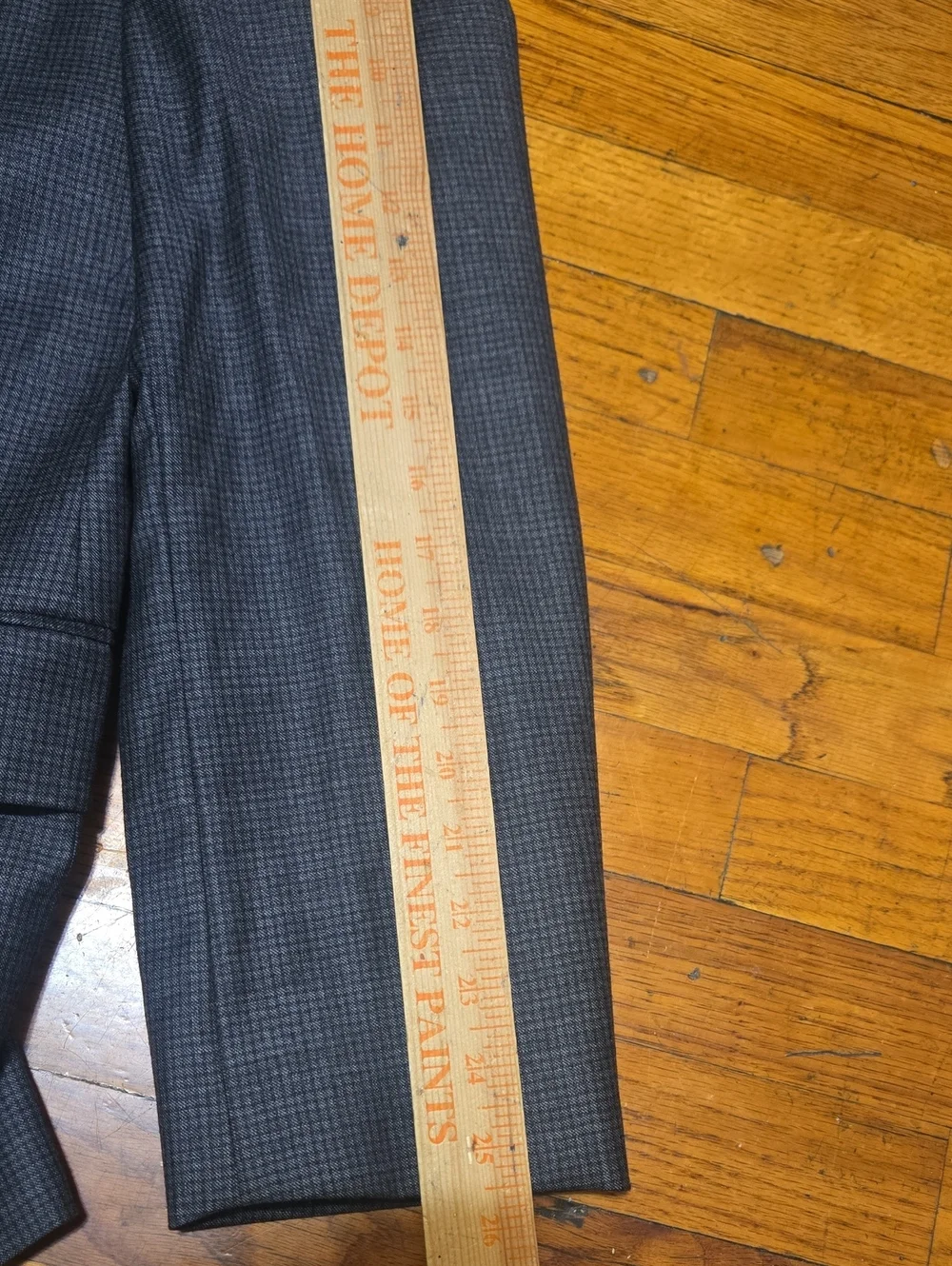 Sartoria Tosi Italy Men's Blazer Charcoal Grey Micro Check Wool Silk Blend 46L